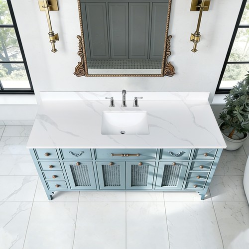 Carrara white quartz - 61",